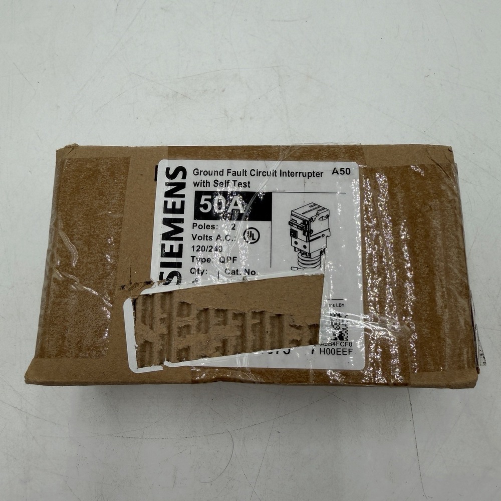 Siemens QF250A 50A Circuit Interrupter with Self Test
